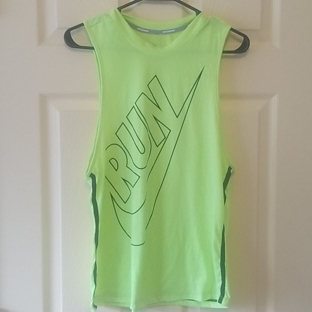 Neon nike sleeveless Tee